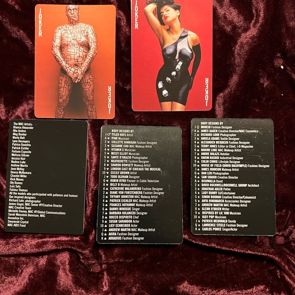 M.A.C cosmetics rare playing cards - Picture 5 of 6